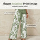 ⏳Time-Limited Special 50% OFF⏰Women's Two-Piece Leaf Print Wide-Leg Pants Set