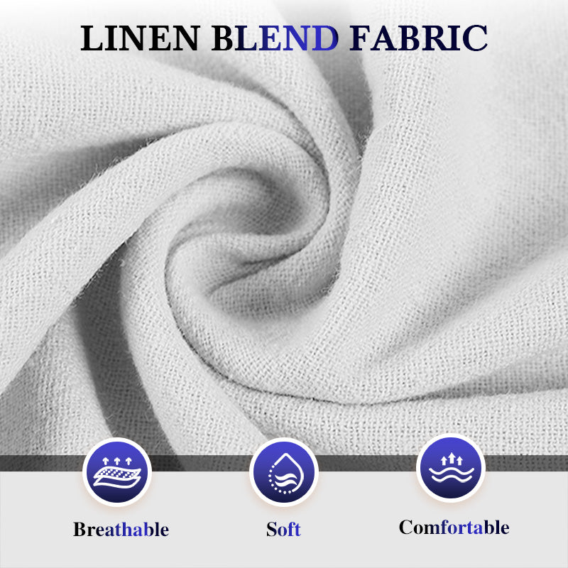 ⏰🔥LIMITED TIME 50% OFF! 🌿 Men’s Elastic Drawstring Cotton-Linen Shorts (S-3XL) – Lightweight, Breathable & Perfect for Summer Casual Wear ✨☀️