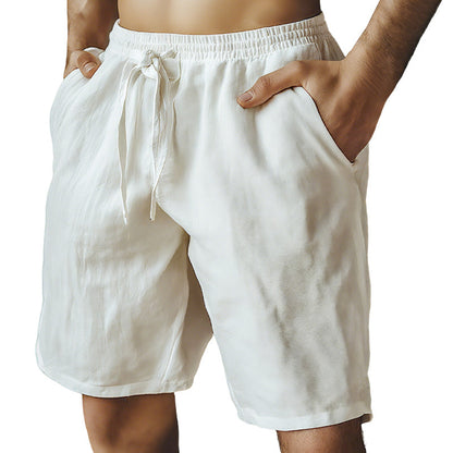 ⏰🔥LIMITED TIME 50% OFF! 🌿 Men’s Elastic Drawstring Cotton-Linen Shorts (S-3XL) – Lightweight, Breathable & Perfect for Summer Casual Wear ✨☀️