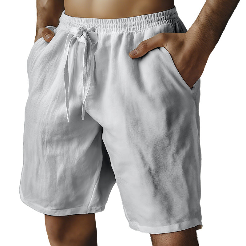 ⏰🔥LIMITED TIME 50% OFF! 🌿 Men’s Elastic Drawstring Cotton-Linen Shorts (S-3XL) – Lightweight, Breathable & Perfect for Summer Casual Wear ✨☀️