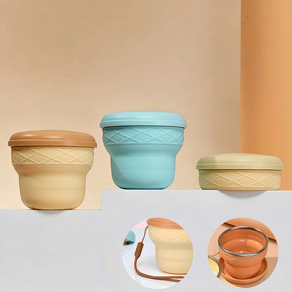 ⏰🔥 50% OFF FOR A LIMITED TIME ONLY! 🥤✨ Collapsible Silicone Travel Cup – Lightweight, Leakproof & Easy to Carry 🌿💖