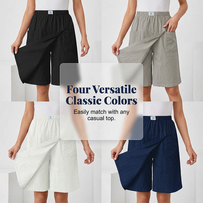 🎁2026 New Arrivals 50% OFF💥Women's Casual Elastic Waist Wrap Skort