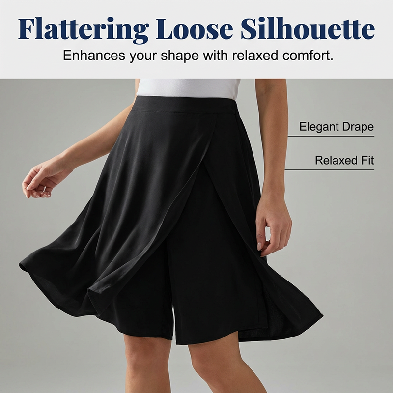 🎁2026 New Arrivals 50% OFF💥Women's Casual Elastic Waist Wrap Skort