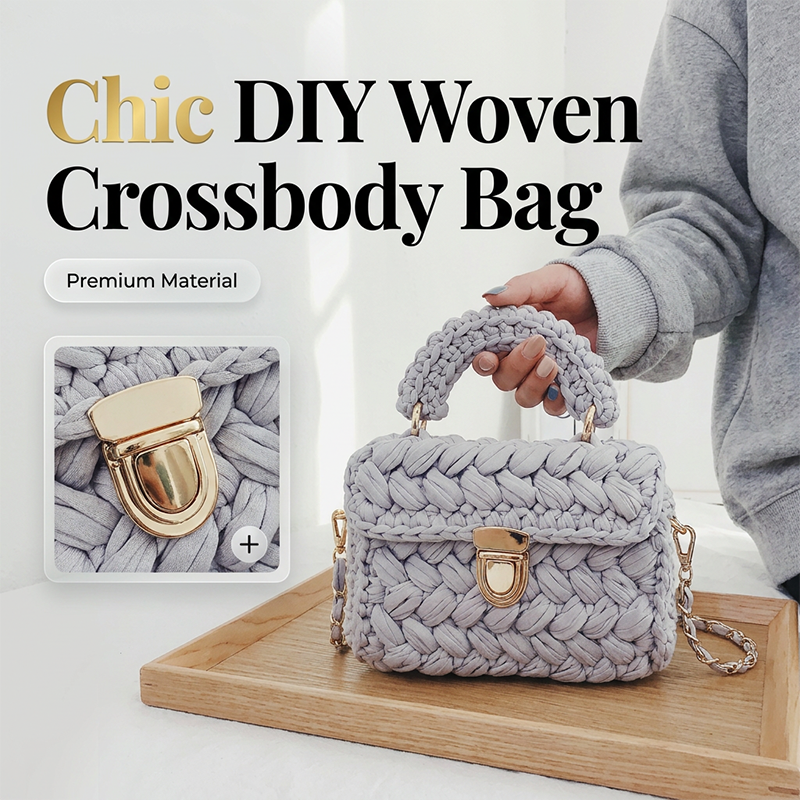 📢📢50% OFF !! ⏰Complete DIY Crochet Bag Kit