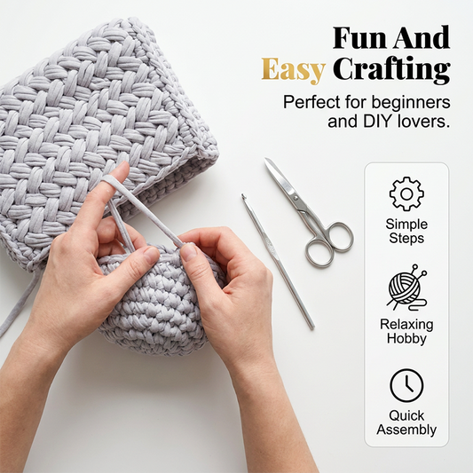 📢📢50% OFF !! ⏰Complete DIY Crochet Bag Kit