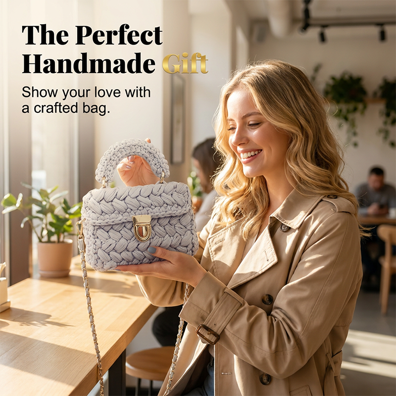 📢📢50% OFF !! ⏰Complete DIY Crochet Bag Kit