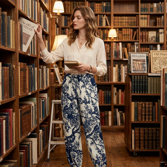 ⏰🔥LIMITED TIME 50% OFF! 💐 Vintage Floral High-Waist Jogger Pants – Stylish, Comfortable & Perfect for Everyday Wear ✨👖