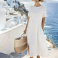 ⏰🔥LIMITED TIME 50% OFF! 👗 Women’s Casual Midi Dress with Irregular Buttons – Stylish, Comfortable & Perfect for Everyday Wear ✨🌸