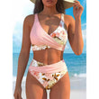 🏆LAST DAY SALE 50% OFF🔥Women's Floral Print High Waist Bikini Set