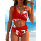 🏆LAST DAY SALE 50% OFF🔥Women's Floral Print High Waist Bikini Set