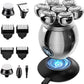 💪7D Floating Shaver Set | 5-in-1 Multifunctional⚡ Wireless Charging + LED Battery Indicator🚿 Wet/Dry Use · Washable🪐 Portable for Travel