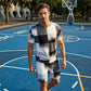 📢📢50% OFF !! ⏰Men's Abstract Print T-Shirt & Shorts Set