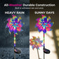🔥Summer Hot Sale 50% OFF✨ Solar Powered Rainbow Pinwheel Garden Light