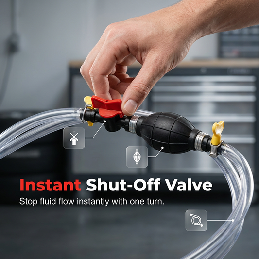 ⏰🔥LIMITED TIME 50% OFF! ⛽ Manual Siphon Pump with High-Flow Valve – Quick, Efficient & Easy to Use ✨