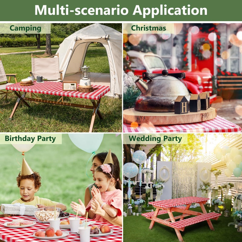 🔥Hot Deals-6FT Waterproof Picnic Table Cover - 3PCS/Set