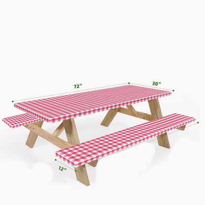 🔥Hot Deals-6FT Waterproof Picnic Table Cover - 3PCS/Set