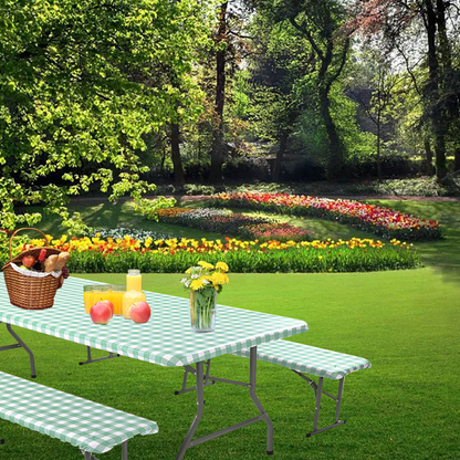 🔥Hot Deals-6FT Waterproof Picnic Table Cover - 3PCS/Set