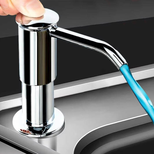 🎉 2026 Sale — Over 48,000 Sold! 🧼 Durable Built-in Kitchen Sink Soap Dispenser – Integrated Shelf & Easy Refill 🍽️