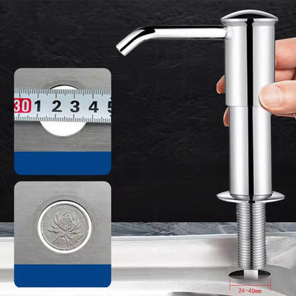 🎉 2026 Sale — Over 48,000 Sold! 🧼 Durable Built-in Kitchen Sink Soap Dispenser – Integrated Shelf & Easy Refill 🍽️