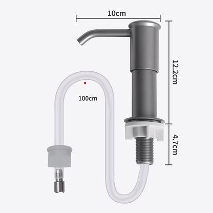 🎉 2026 Sale — Over 48,000 Sold! 🧼 Durable Built-in Kitchen Sink Soap Dispenser – Integrated Shelf & Easy Refill 🍽️
