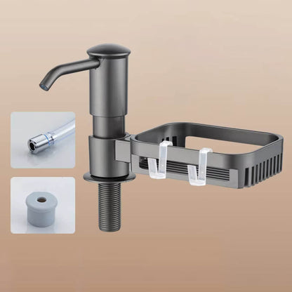 🎉 2026 Sale — Over 48,000 Sold! 🧼 Durable Built-in Kitchen Sink Soap Dispenser – Integrated Shelf & Easy Refill 🍽️