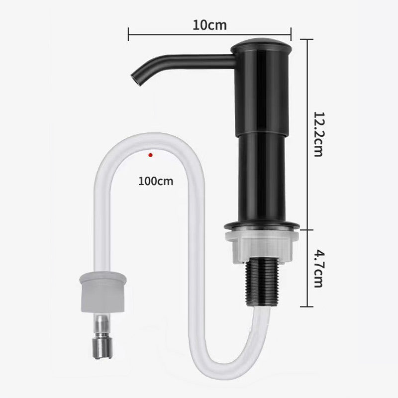 🎉 2026 Sale — Over 48,000 Sold! 🧼 Durable Built-in Kitchen Sink Soap Dispenser – Integrated Shelf & Easy Refill 🍽️