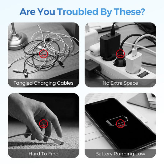 🔥LAST DAY SALE - 50% OFF🔥3-in-1 Foldable Magnetic Wireless Charging Stand
