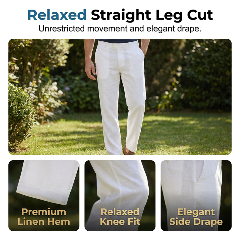 🔥2026 Hot Sale 50% OFF🔥Men's Casual Straight Leg Pants