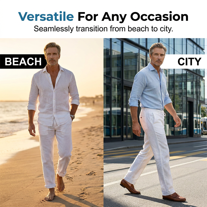 🔥2026 Hot Sale 50% OFF🔥Men's Casual Straight Leg Pants