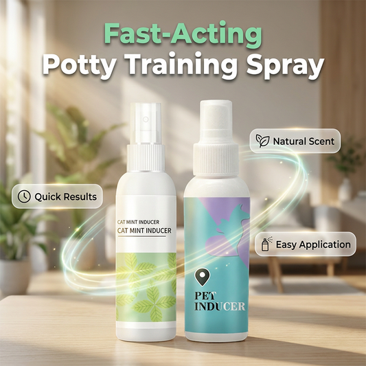 ⏳LIMITED-TIME 50% OFF! 🐶 Pet Potty Training Spray – Say Goodbye to Indoor Accidents! 🏠