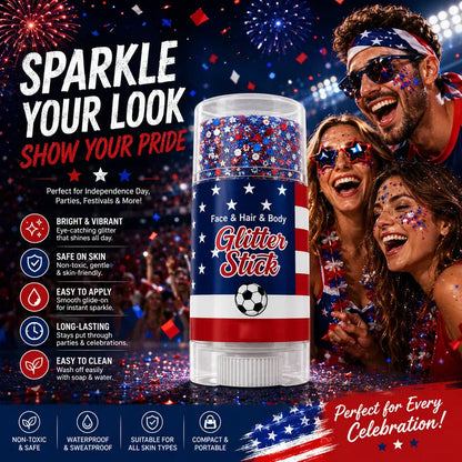 ✨🪄 Multi-Use Festival Glitter Stick – Body & Hair Sparkle, Instant Shine for Raves, Pride, or Parties. Washable & Skin-Safe! 🎉💖🌈
