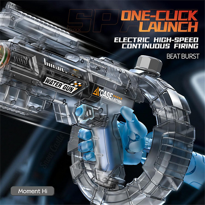 🔥2026 Hot Sale 50% OFF✨⚡ 50K+ SOLD! 🎁Electric High-Pressure Water Gun with Circular Clip