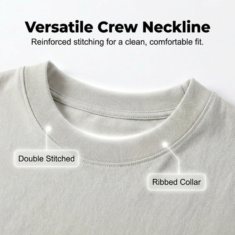 🔥LAST DAY 50% OFF ☀️Men's Solid Color Drop-Shoulder T-Shirt