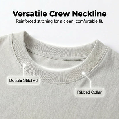🔥LAST DAY 50% OFF ☀️Men's Solid Color Drop-Shoulder T-Shirt