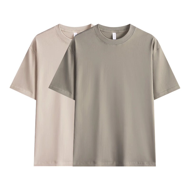 🔥LAST DAY 50% OFF ☀️Men's Solid Color Drop-Shoulder T-Shirt