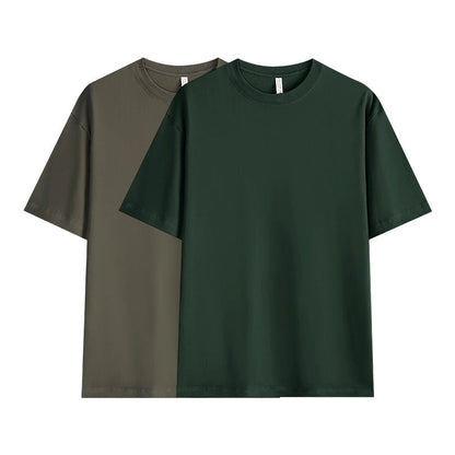 🔥LAST DAY 50% OFF ☀️Men's Solid Color Drop-Shoulder T-Shirt