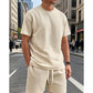 💖LAST DAY PROMOTION - 50%OFF💖Men's Summer Casual T-Shirt & Shorts Set