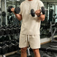 💖LAST DAY PROMOTION - 50%OFF💖Men's Summer Casual T-Shirt & Shorts Set