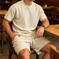 💖LAST DAY PROMOTION - 50%OFF💖Men's Summer Casual T-Shirt & Shorts Set