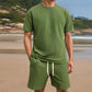 💖LAST DAY PROMOTION - 50%OFF💖Men's Summer Casual T-Shirt & Shorts Set