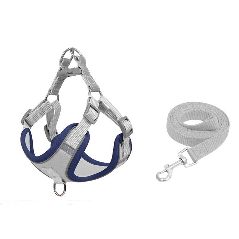 🐕🦺 Adjustable Padded Dog Harness (with Leash) – Comfortable and Escape-Proof  ✨✅