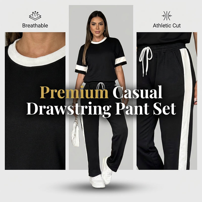 👖LIMITED-TIME 50% OFF! ✨Women’s Comfortable Drawstring Waist Pant Set