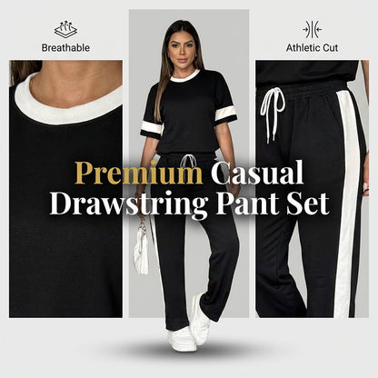 👖LIMITED-TIME 50% OFF! ✨Women’s Comfortable Drawstring Waist Pant Set