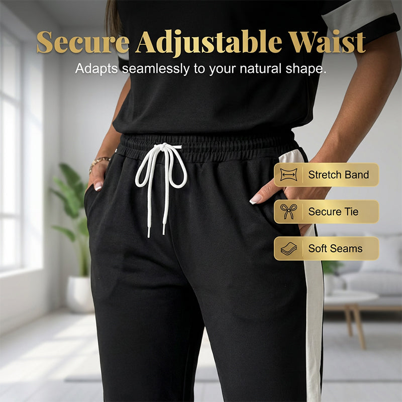 👖LIMITED-TIME 50% OFF! ✨Women’s Comfortable Drawstring Waist Pant Set