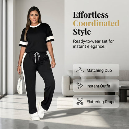 👖LIMITED-TIME 50% OFF! ✨Women’s Comfortable Drawstring Waist Pant Set