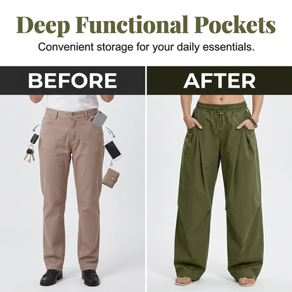 🥳2026 HOT SALE🥳💞50K+ SOLD!💥50% OFF! 🔥Voluminous Pleated Lantern Trousers