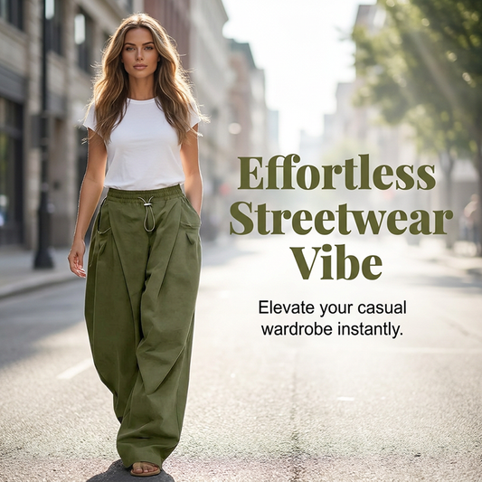 🥳2026 HOT SALE🥳💞50K+ SOLD!💥50% OFF! 🔥Voluminous Pleated Lantern Trousers