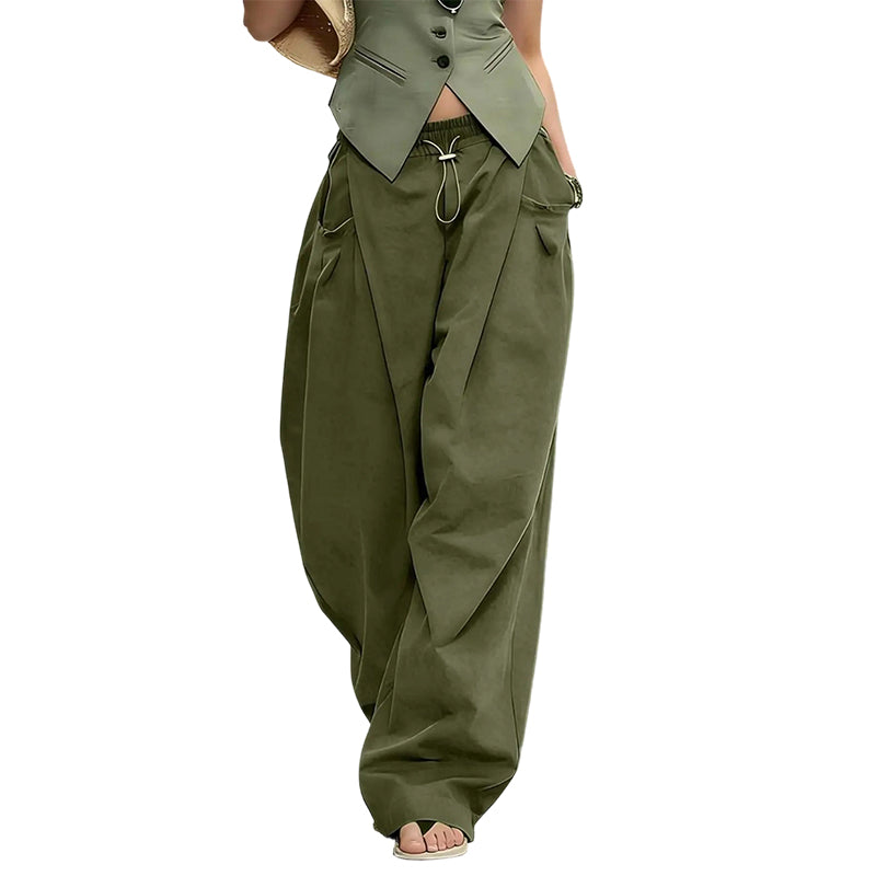 🥳2026 HOT SALE🥳💞50K+ SOLD!💥50% OFF! 🔥Voluminous Pleated Lantern Trousers