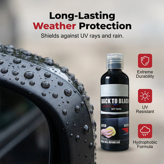 🚗✨ The Ultimate Car Plastic Restorer – UV-Resistant & Crack-Proof  ✅🧴