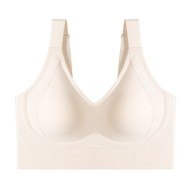 👙 LIMITED-TIME 50% OFF! ✨ Full Coverage Seamless Bra – W-Shaped, 3cm Straps, Anti-Sagging 🦋